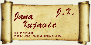 Jana Kujavić vizit kartica